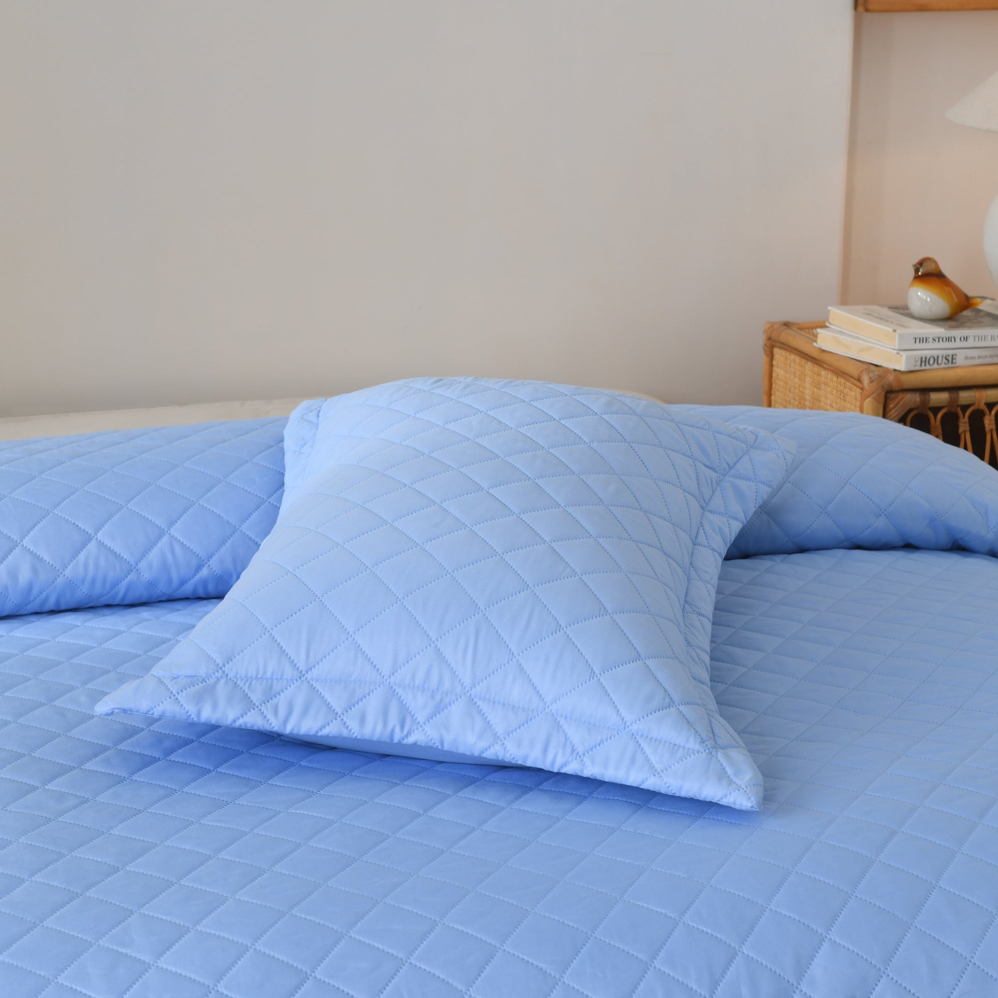 100% Polyester Ultrasonic Quilted Lightweight Quilt Bedspread Set