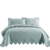 3 Pcs 100% Cotton Oversized Quilt Bedspread Set TK