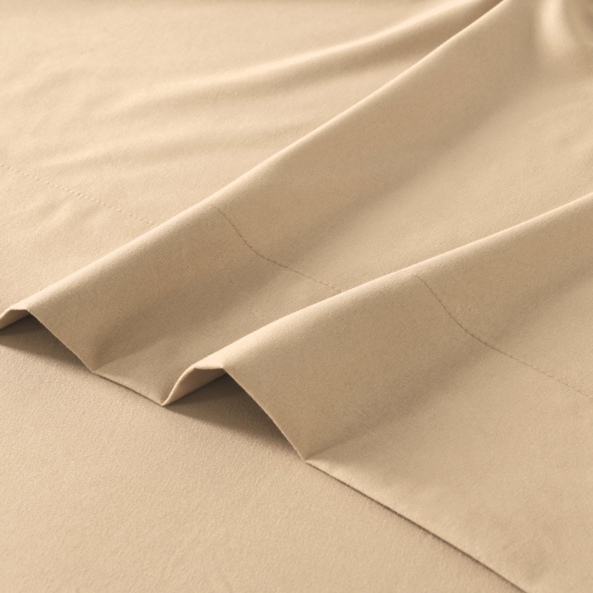 3/4 Piece Soft Solid Embroidered Bed Sheet Set Bedding Set