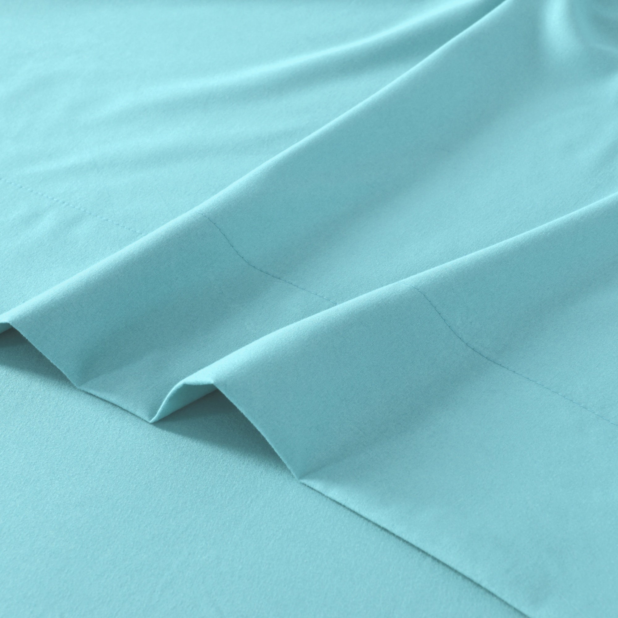 3/4 Piece Soft Solid Embroidered Bed Sheet Set Bedding Set