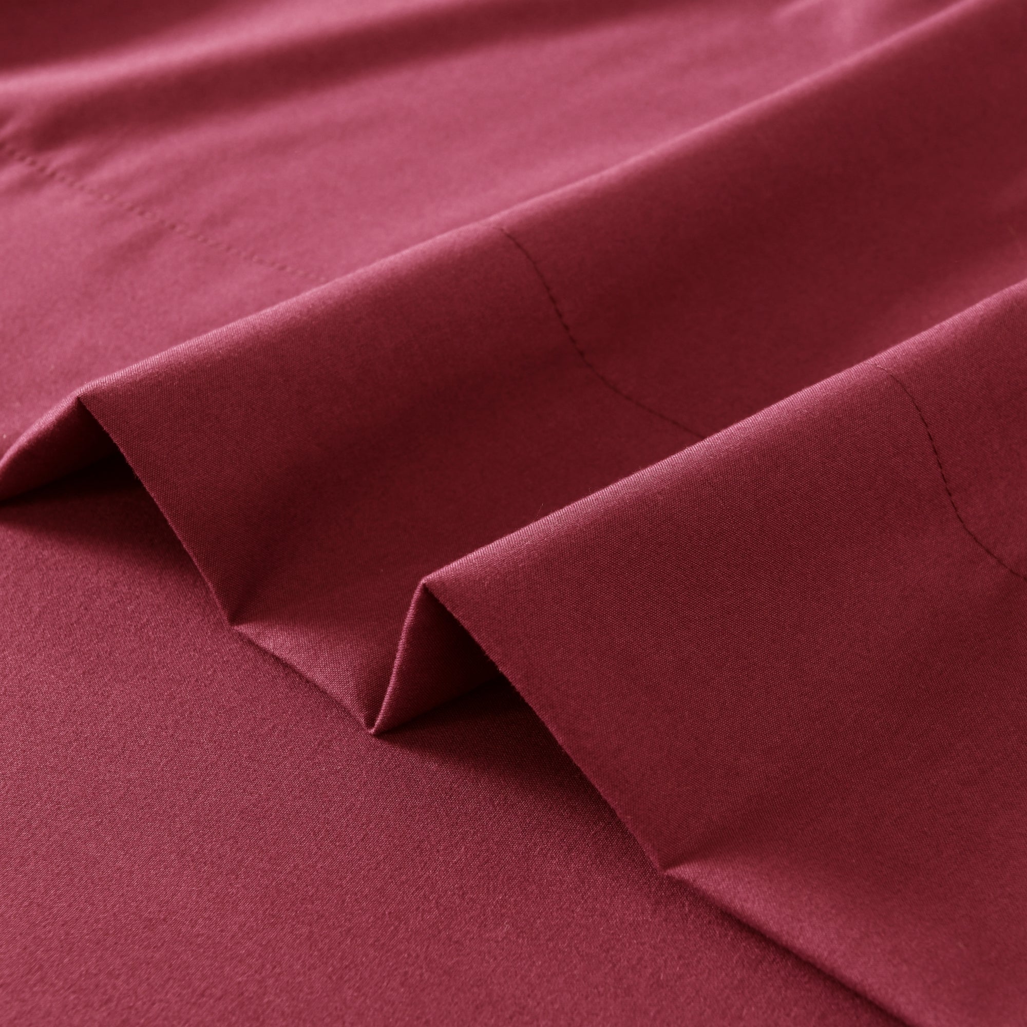3/4 Piece Soft Solid Embroidered Bed Sheet Set Bedding Set
