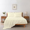 4/6 Pcs Soft Solid & Embroidery Bed Sheets Set