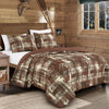 3-Piece Rustic Wildlife Reversible Polyester Quilt Bedspread Set JB605/606/607