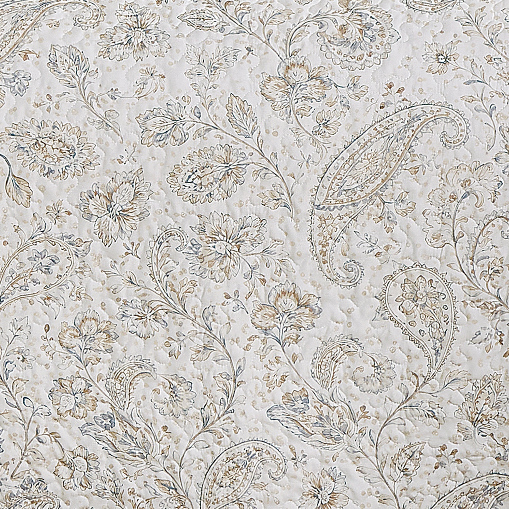 3 Piece Lightweight Quilt Bedspread Set Reversible Floral Botanical