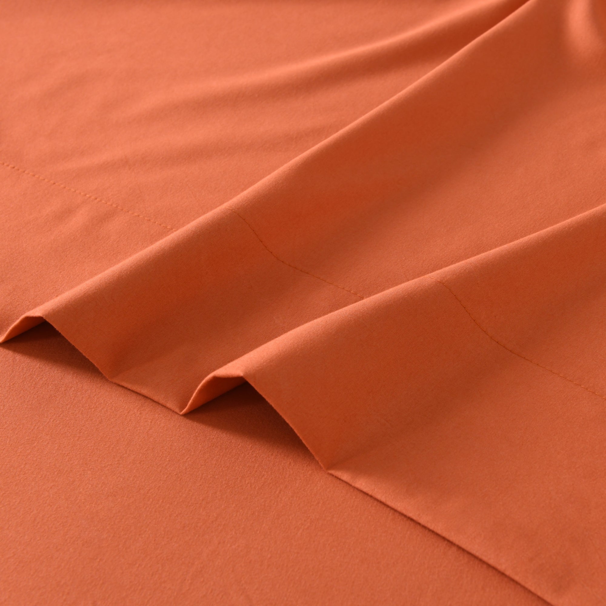 4/6 Piece Soft Solid Embroidered Bed Sheet Set