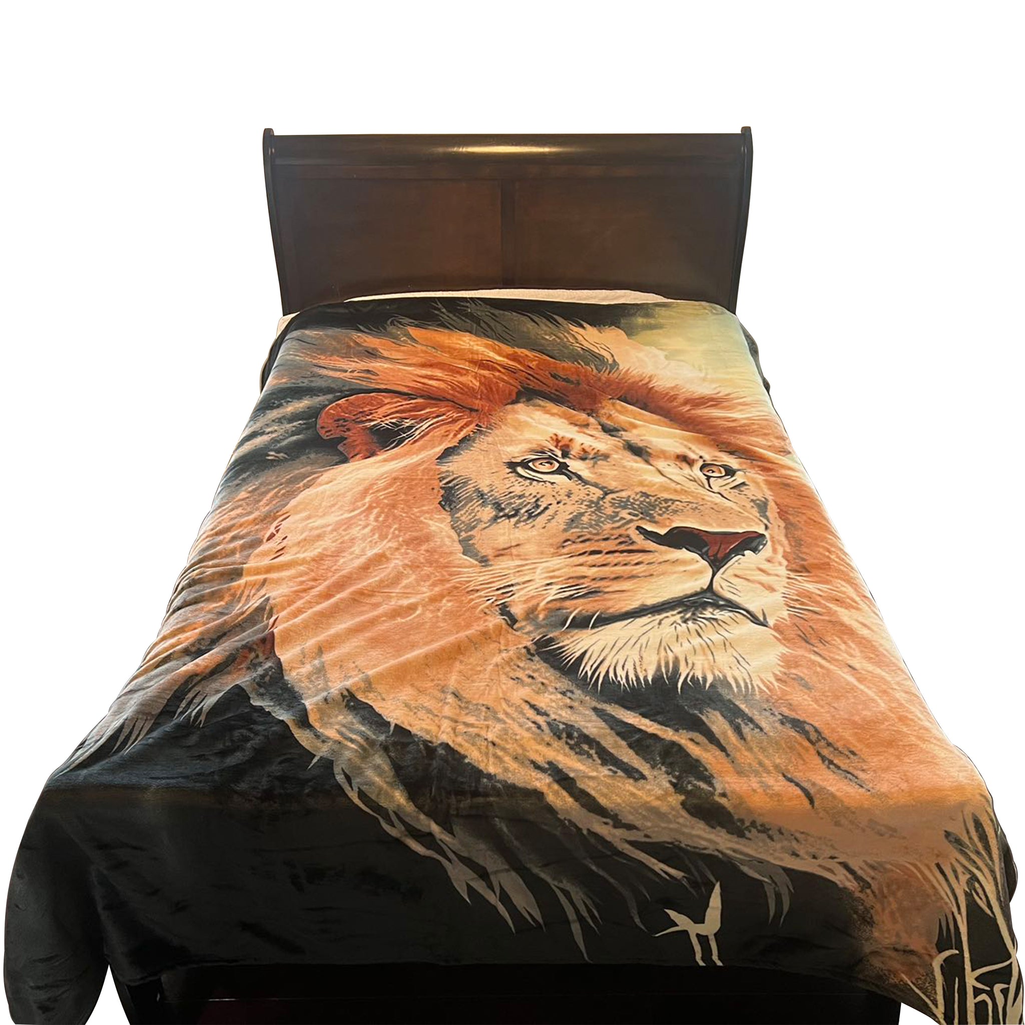 Queen Size Flannel Blanket, Ultra Soft and Warm, 400 GSM Heavyweight Plush Throw, All-Season Cozy Bed Blanket for Winter 95" x 86"