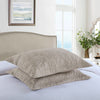 2 Pcs Embroidered Pillow Shams King Size
