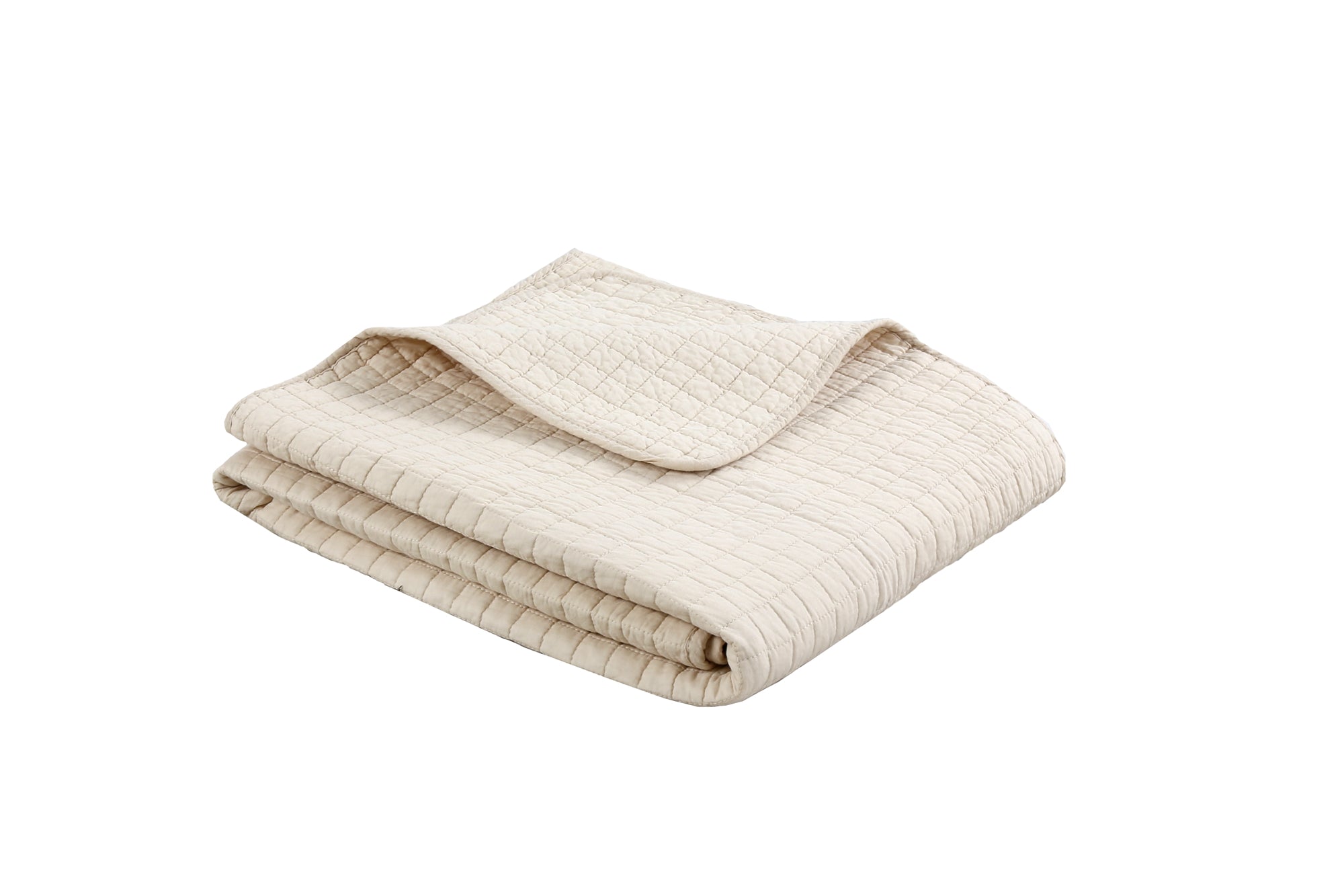 100% Cotton Quilted Throw Decorative Throw Blanket Quilt 50"x60"