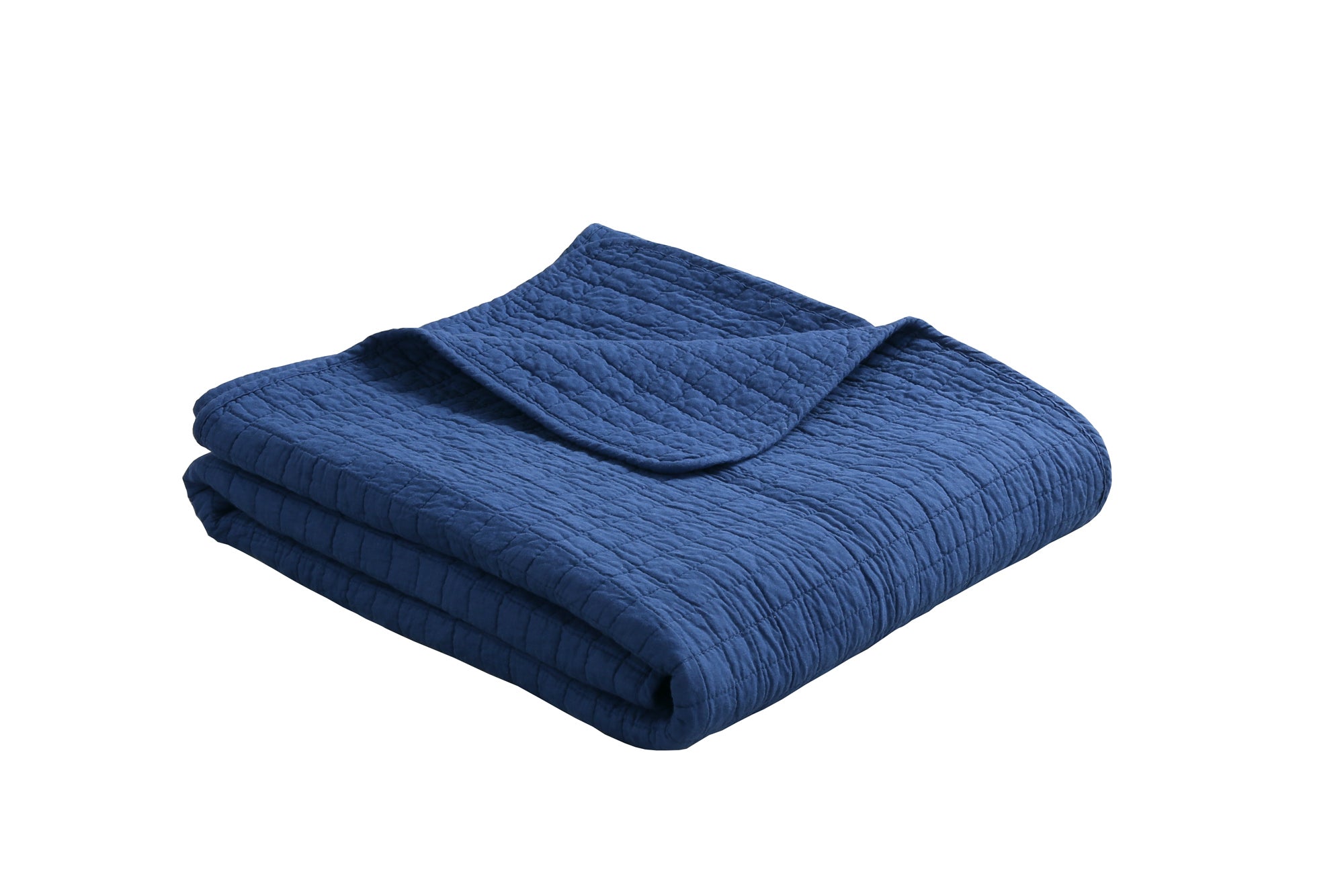 100% Cotton Quilted Throw Decorative Throw Blanket Quilt 50"x60"