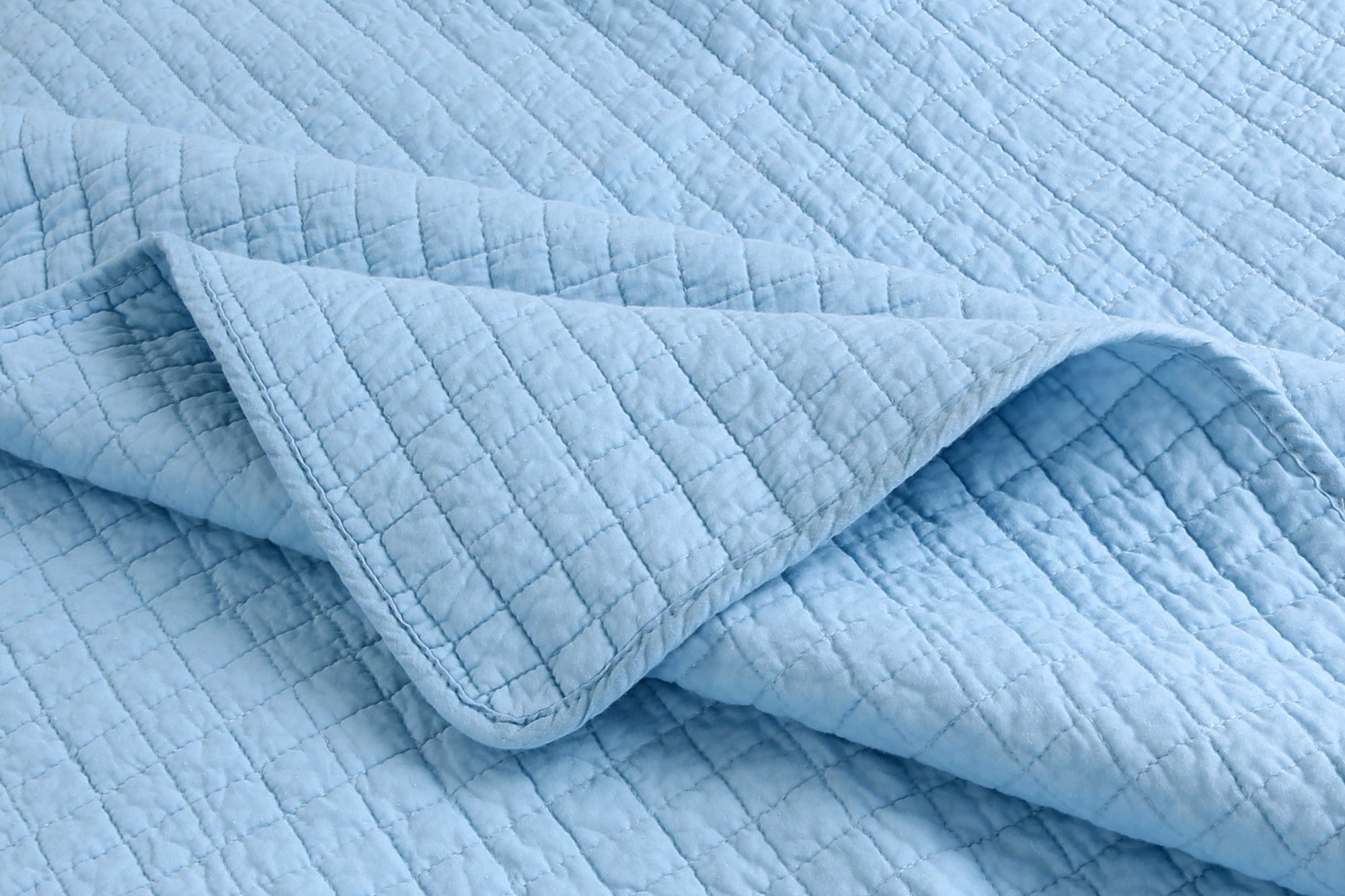 100% Cotton Quilted Throw Decorative Throw Blanket Quilt 50"x60"