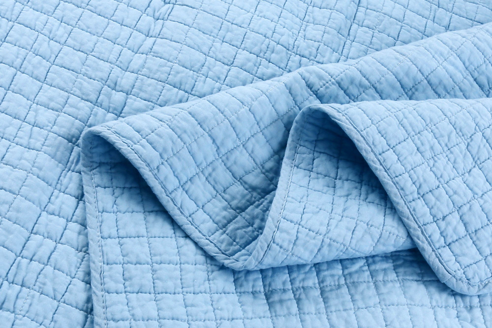 100% Cotton Quilted Throw Decorative Throw Blanket Quilt 50"x60"