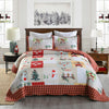 Christmas Quilt Set Bedspread set B022