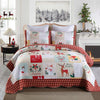 Christmas Quilt Set Bedspread set B023