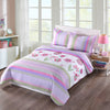 2/3 Piece Kids Bedspread Quilts Set Throw Blanket for Girls A14