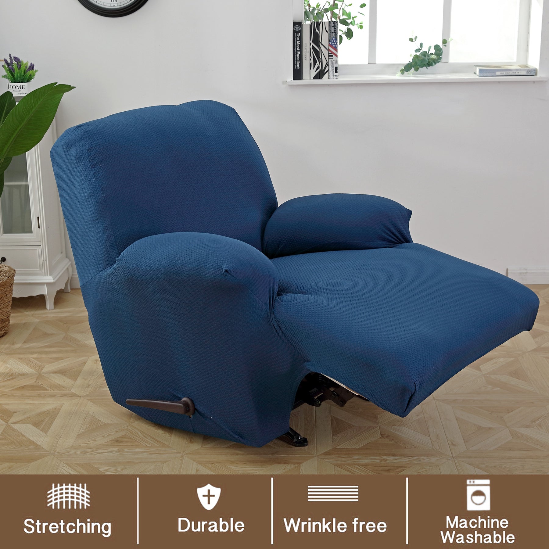 1 Piece Stretch Recliner Slipcover