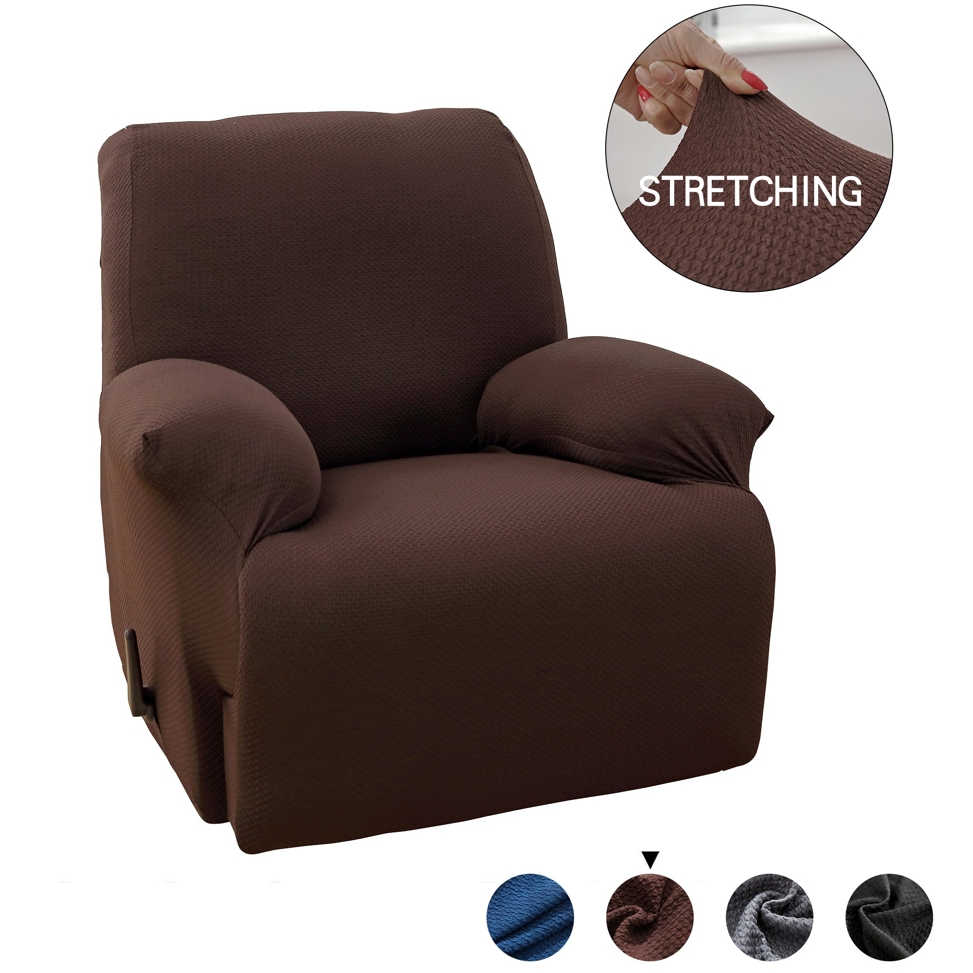 1 Piece Stretch Recliner Slipcover