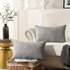 2 Pack Throw Pillow Cover Euro Sham Covers Lumbar Pillow Cover