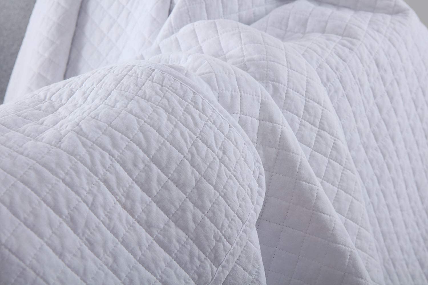100% Cotton Quilted Throw Decorative Throw Blanket Quilt 50"x60"