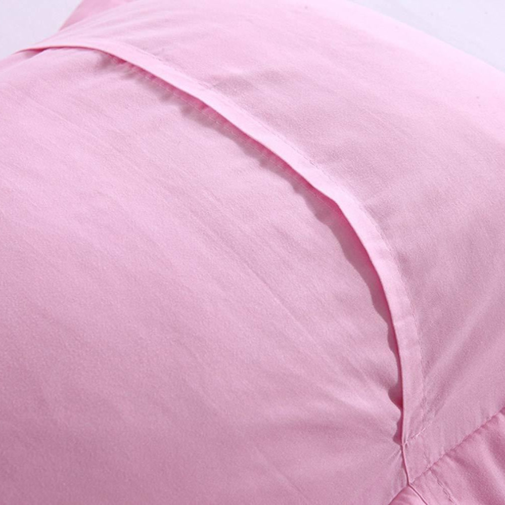 2 Piece King Size Quilted Pillow Shams, Decorative Pillow Covers