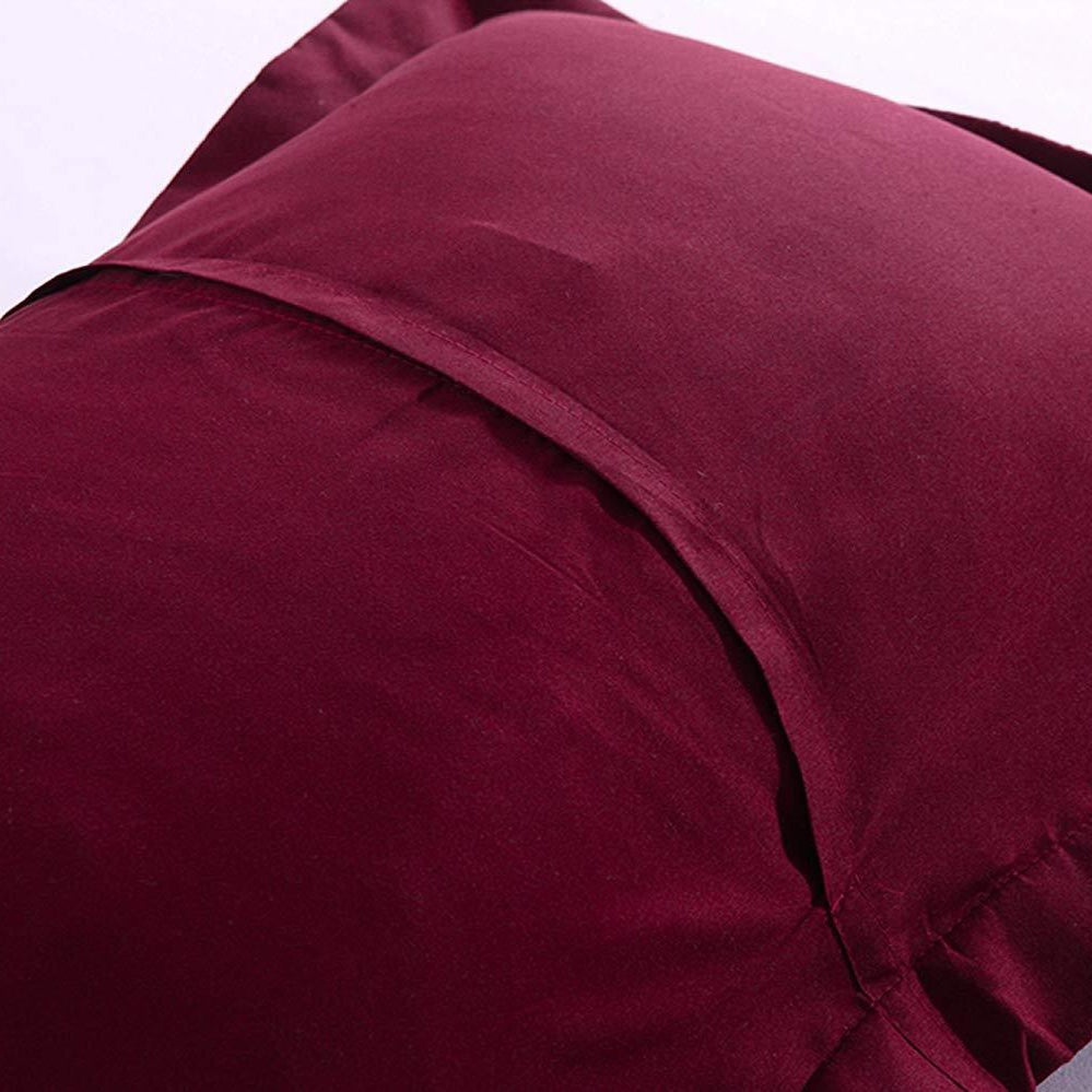 2 Piece King Size Quilted Pillow Shams, Decorative Pillow Covers