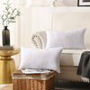 2 Pack Throw Pillow Cover Euro Sham Covers Lumbar Pillow Cover