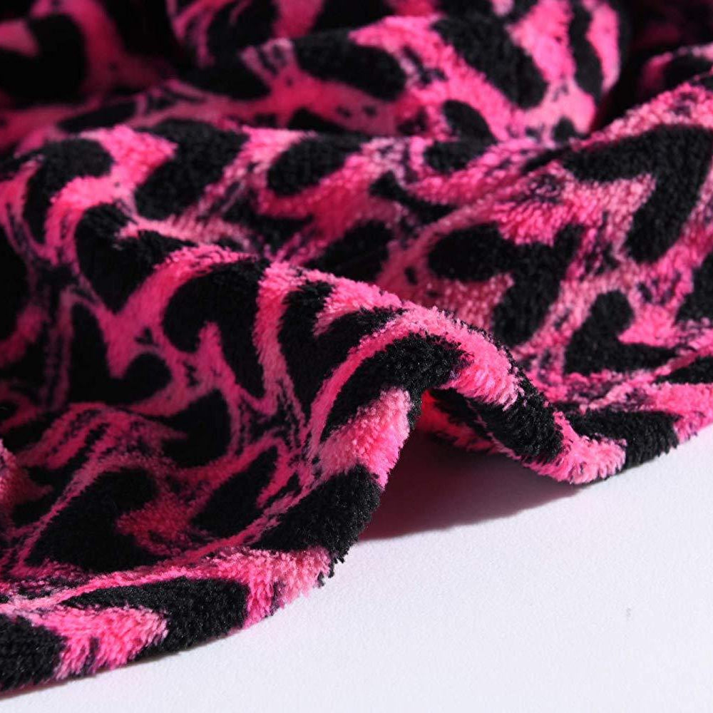 Fleece Throw Blanket, 50 x 60 Inch Lap Fleece Blankets