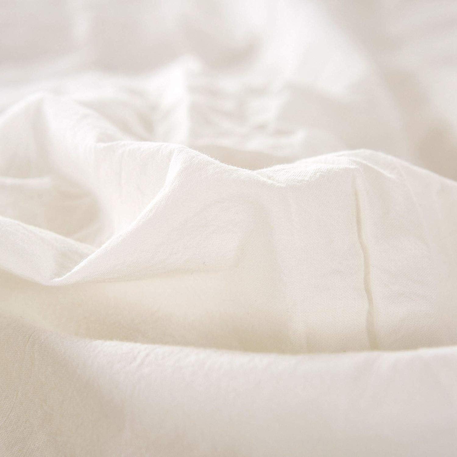 3 Piece 100% Cotton Duvet Cover Set, Pompom Soft Breathable Bedding