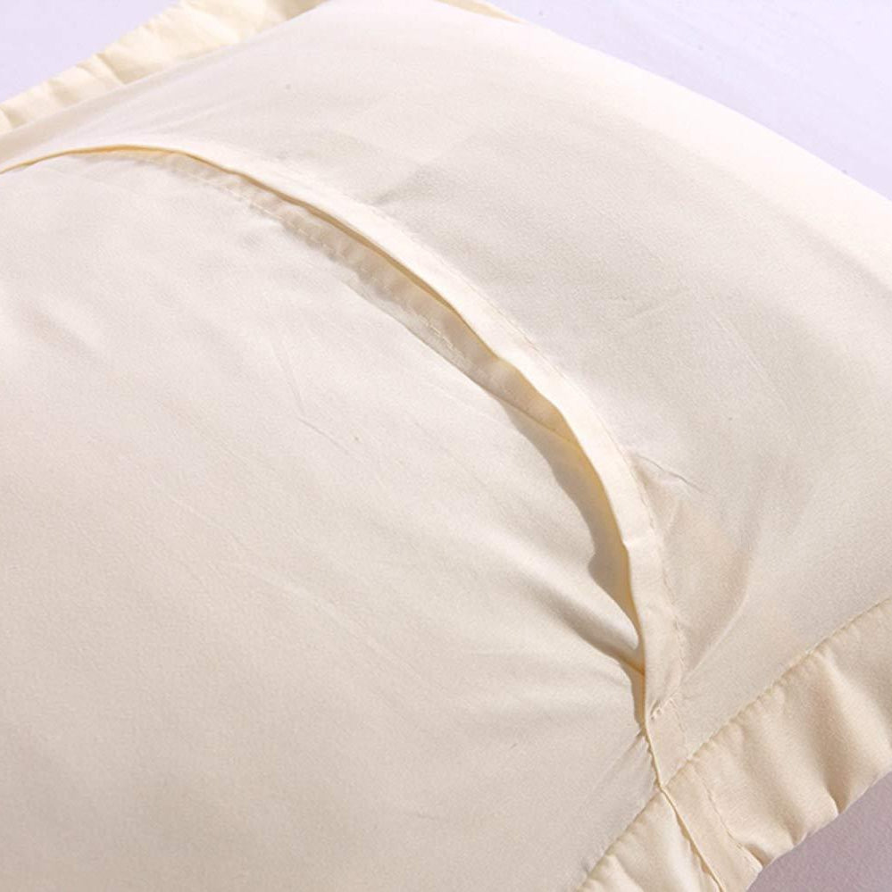 2 Piece Embroidered Pillow Shams Standard Size