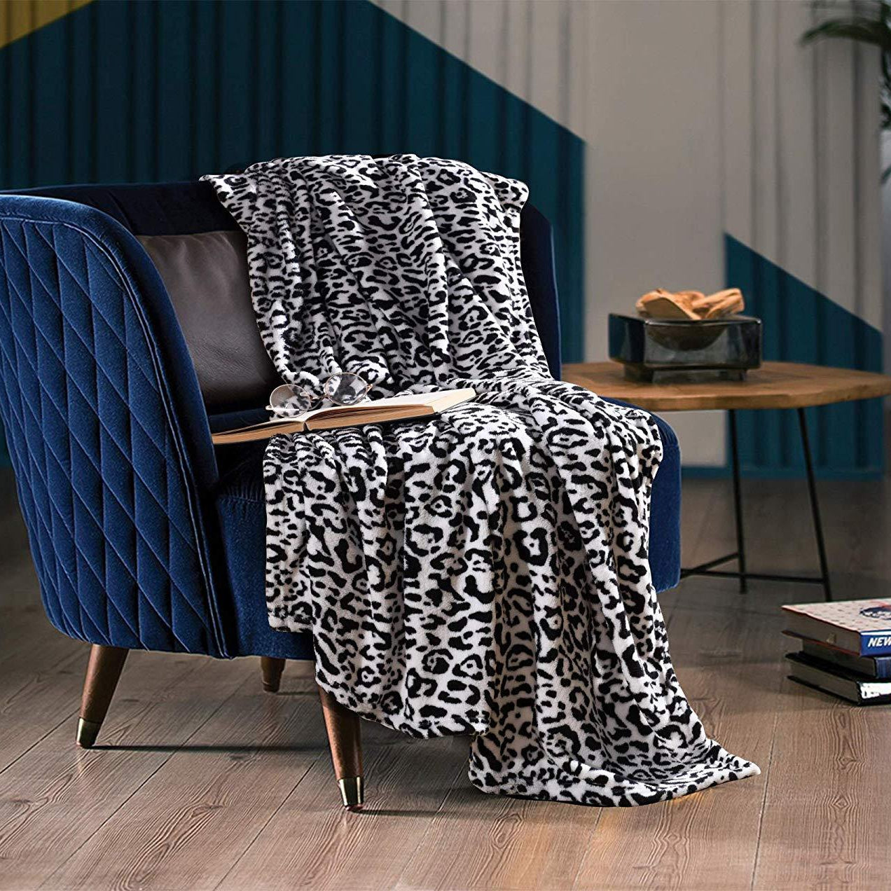 Fleece Throw Blanket, 50 x 60 Inch Lap Fleece Blankets