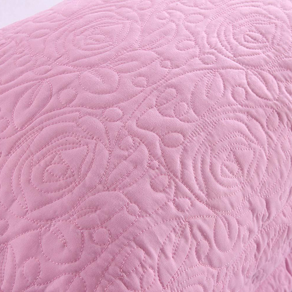 2 Piece Embroidered Pillow Shams Standard Size