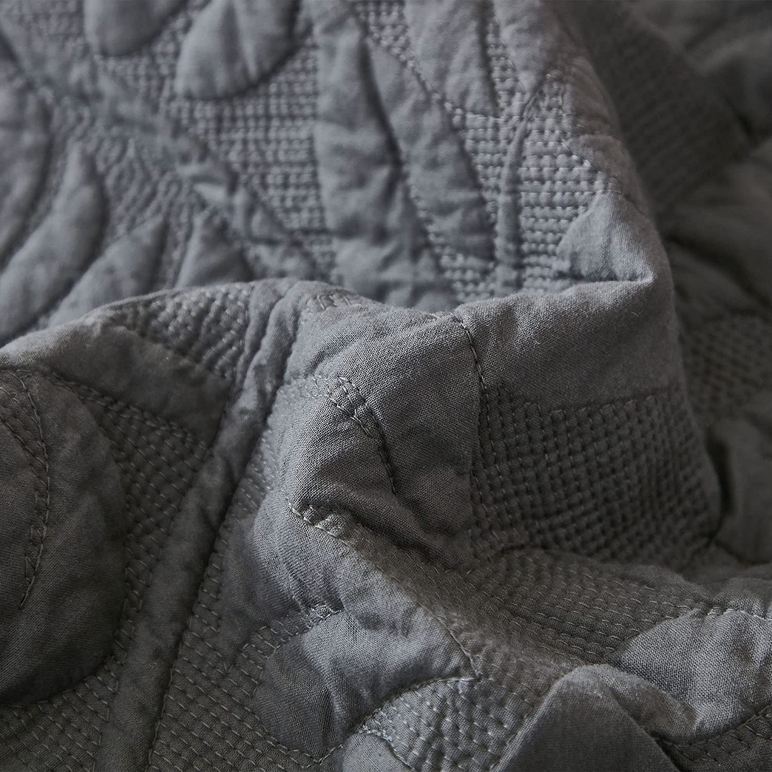 3-Piece 100% Cotton Oversized Bedspread Set Coverlet Set Lightweight Quilt Set Embroidery Farmhouse Bedding Set T