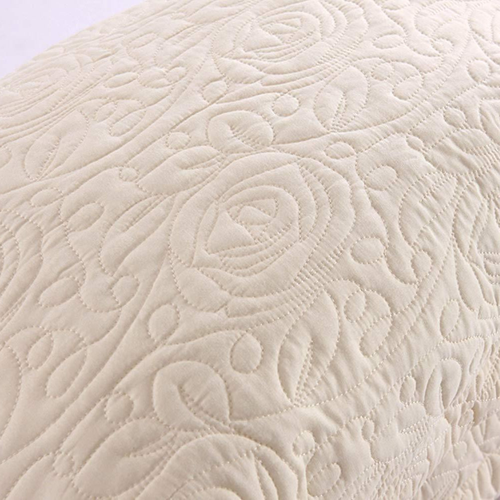 2 Piece Embroidered Pillow Shams Standard Size