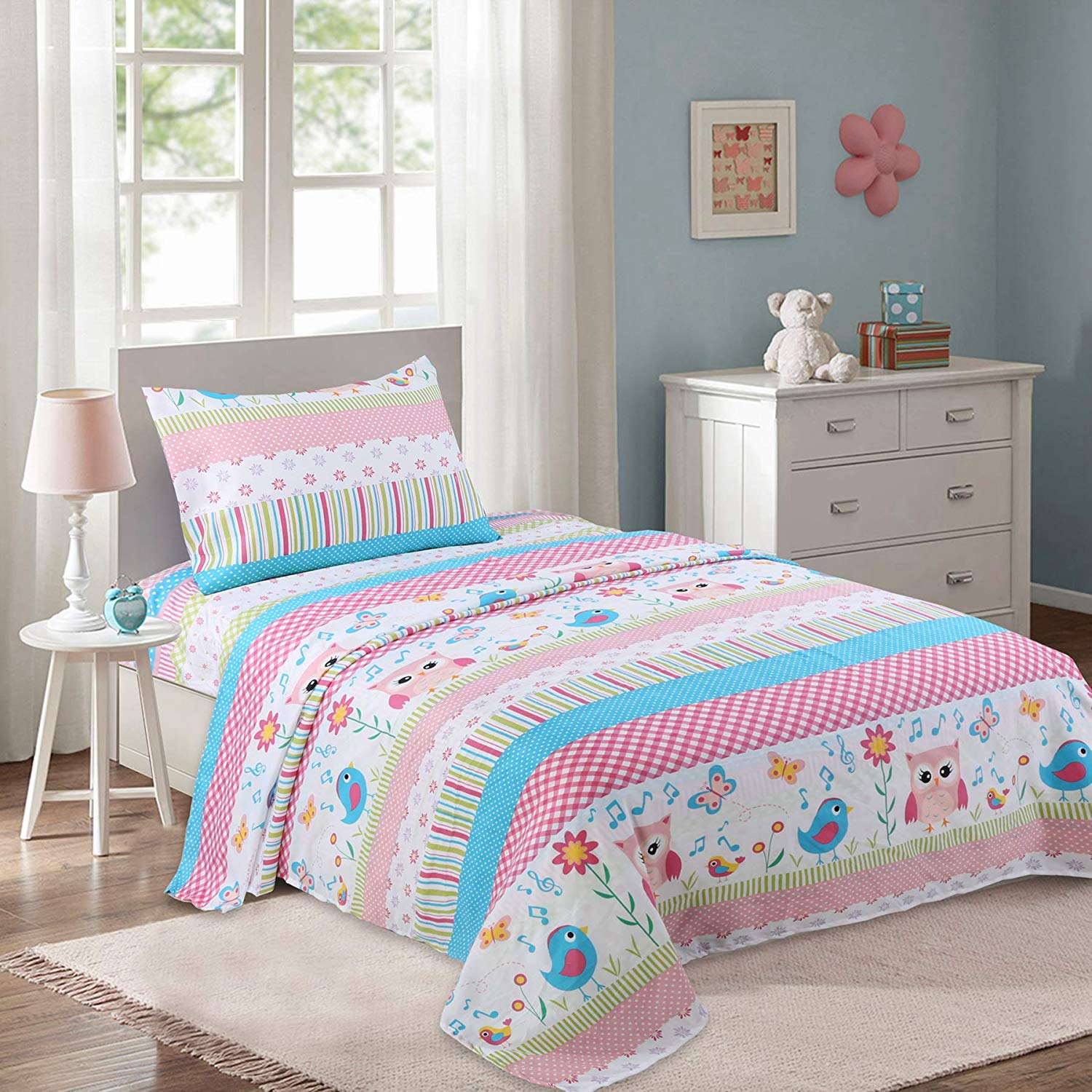 Bed Sheets for Kids Twin Sheets for Kids Girls Boys Teens Children Sheets SHA73