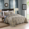 3 Piece Quilted Bedspread Quilt Set Lightweight Bedspread A16