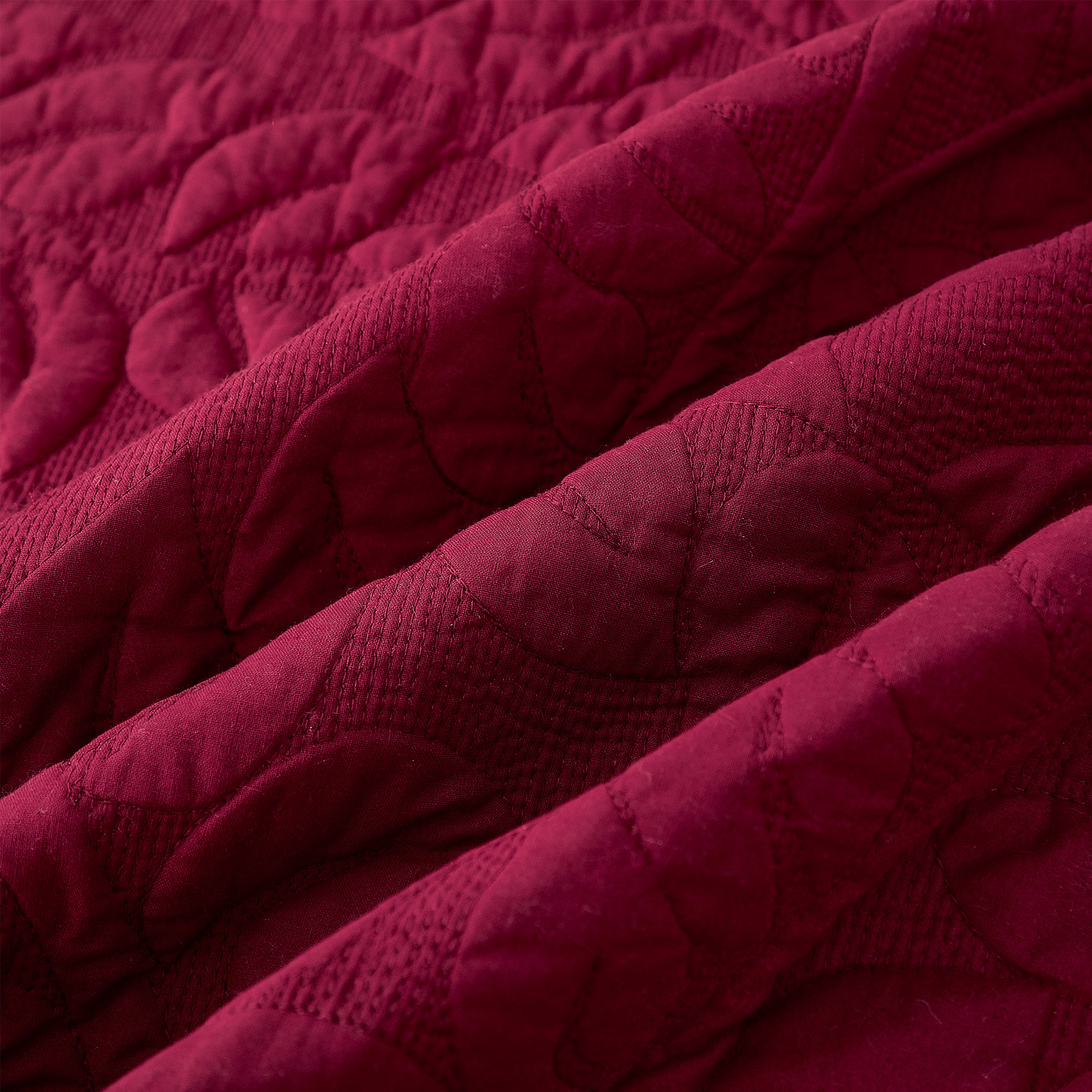 3 Piece 100% Cotton Quilt Set, Oversized Quilted Bedspread T