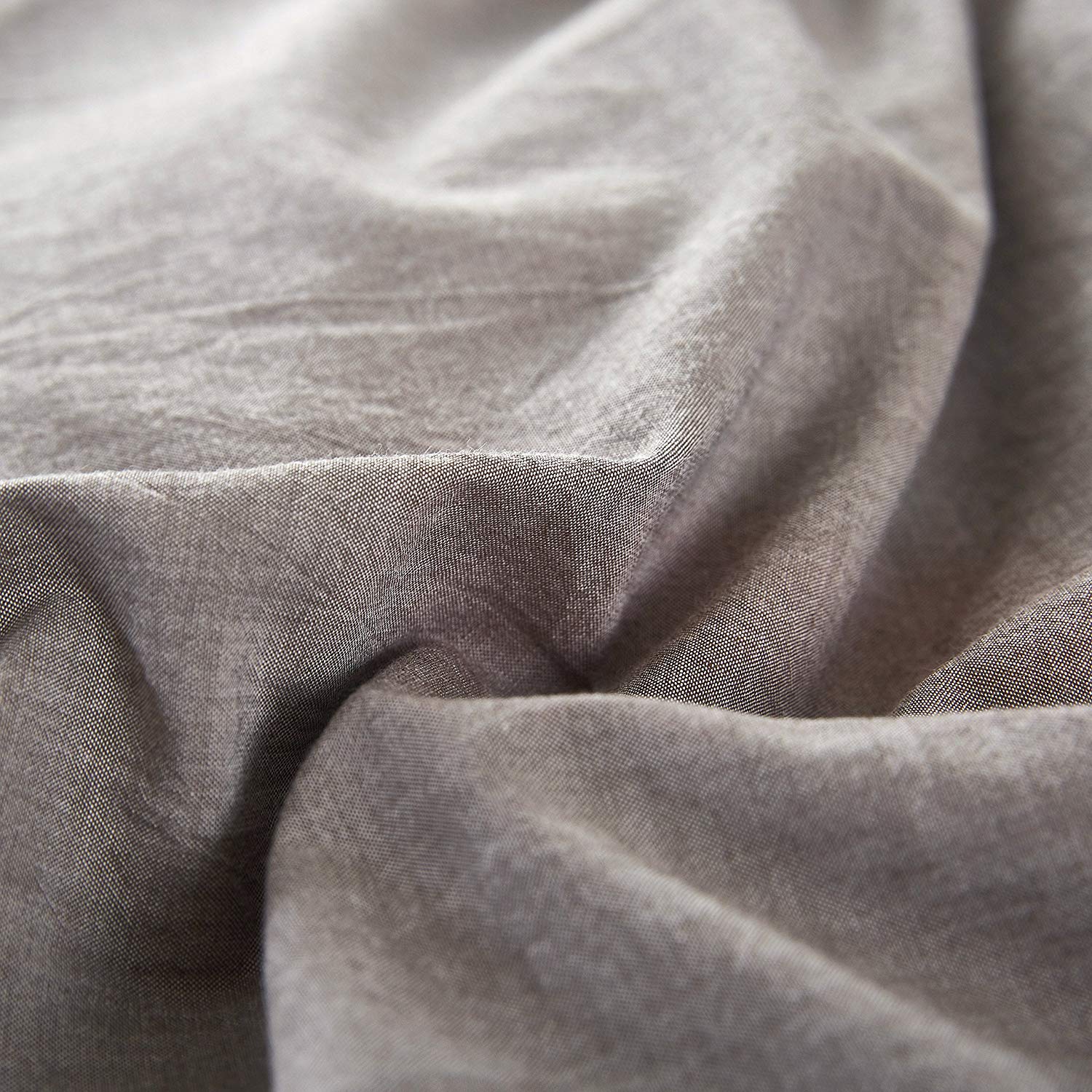 3 Piece 100% Cotton Duvet Cover Set, Soft Breathable Bedding
