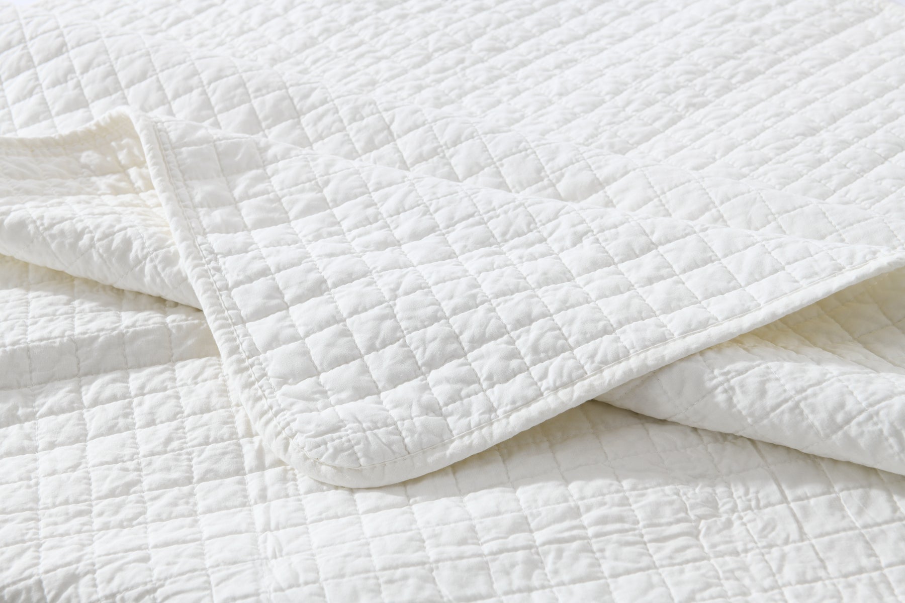 100% Cotton Quilted Throw Decorative Throw Blanket Quilt 50"x60"