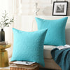 2 Pack Throw Pillow Cover Euro Sham Covers Lumbar Pillow Cover