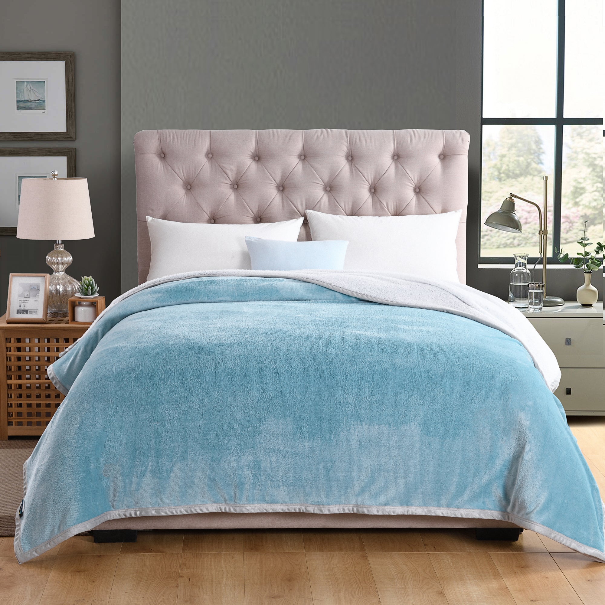 1 Piece Sherpa Throw Blanket Bed Blanket