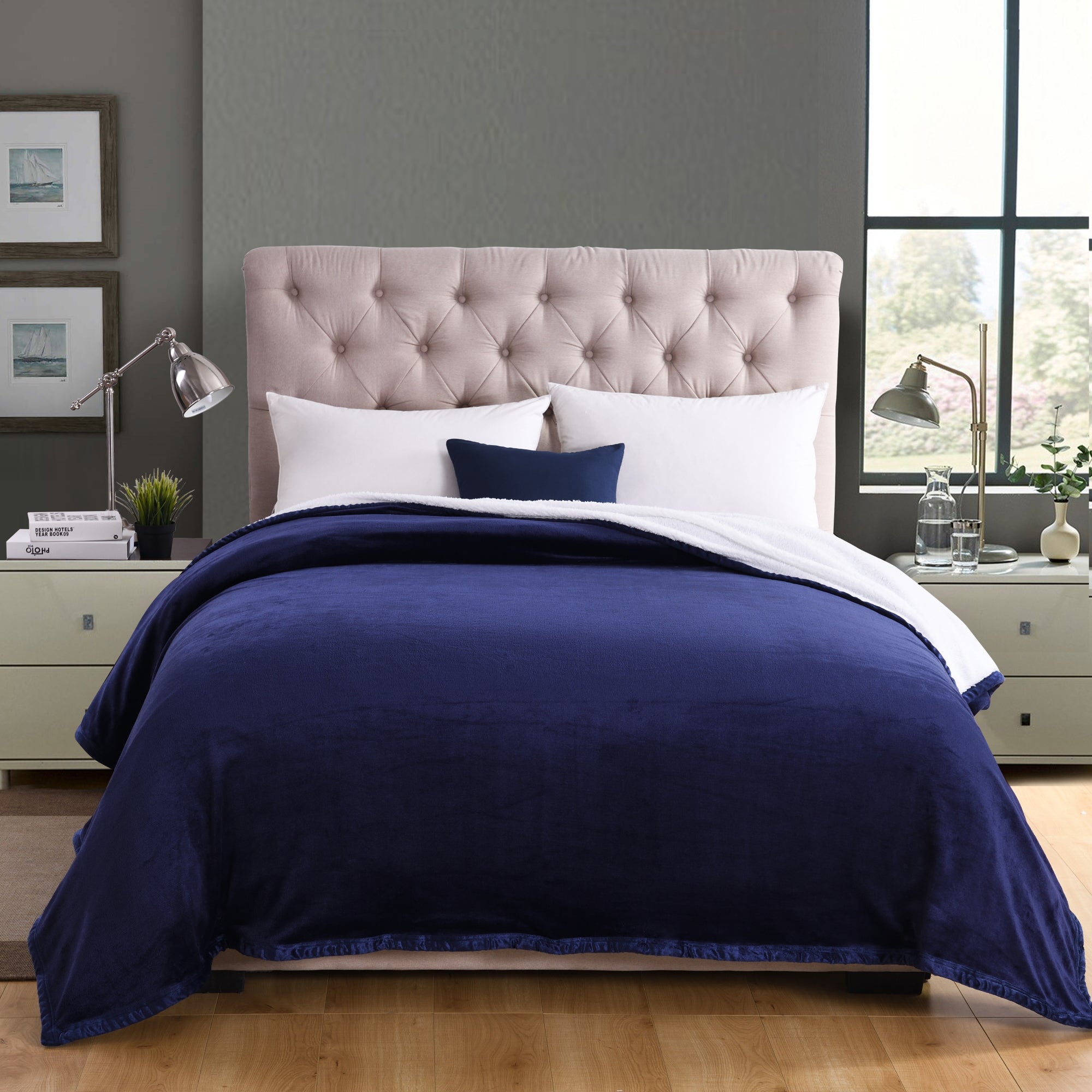 1 Piece Sherpa Throw Blanket Bed Blanket
