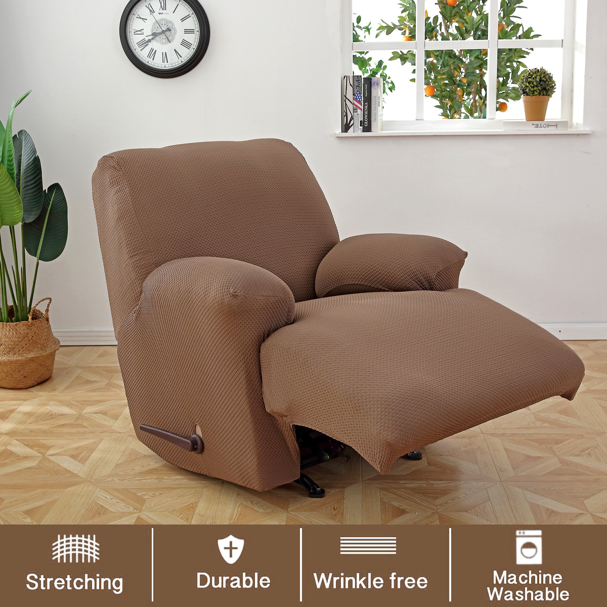1 Piece Stretch Recliner Slipcover