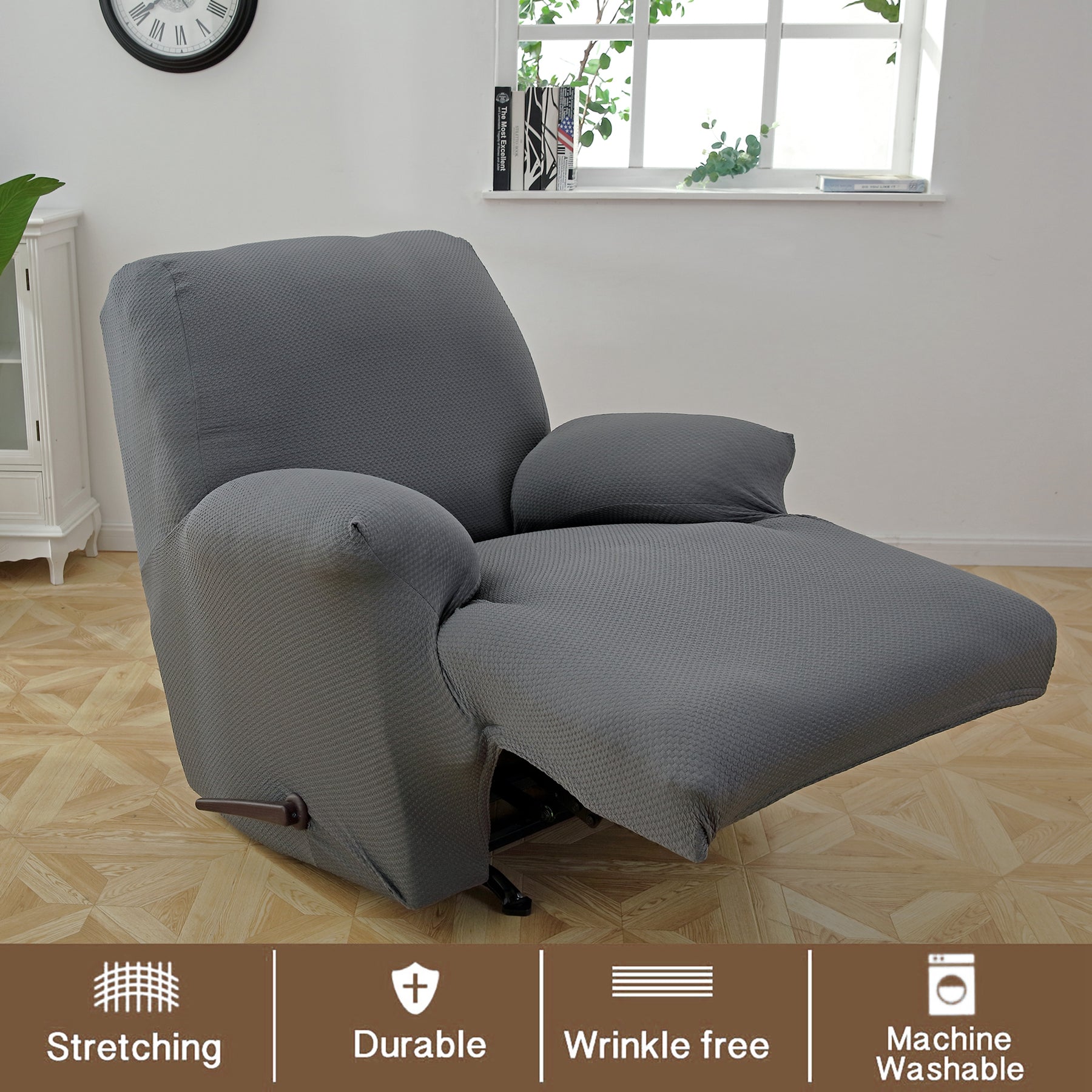 1 Piece Stretch Recliner Slipcover